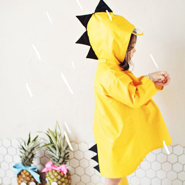 Cute Kids Dino Raincoat