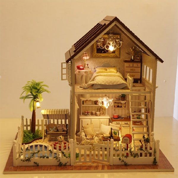 DIY Paris Apartment Wooden Dollhouses