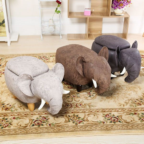 Elephant Storage Stool