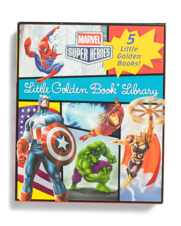 5pc Avengers Little Golden Book Set